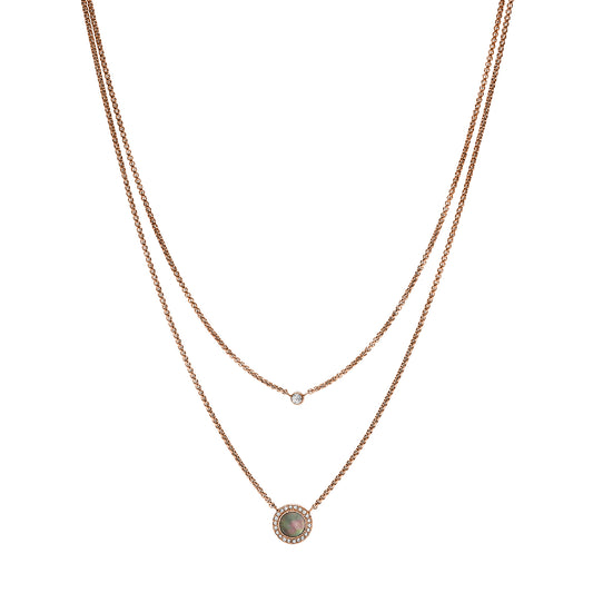 Collana Fossil Classics da donna JF02953791
