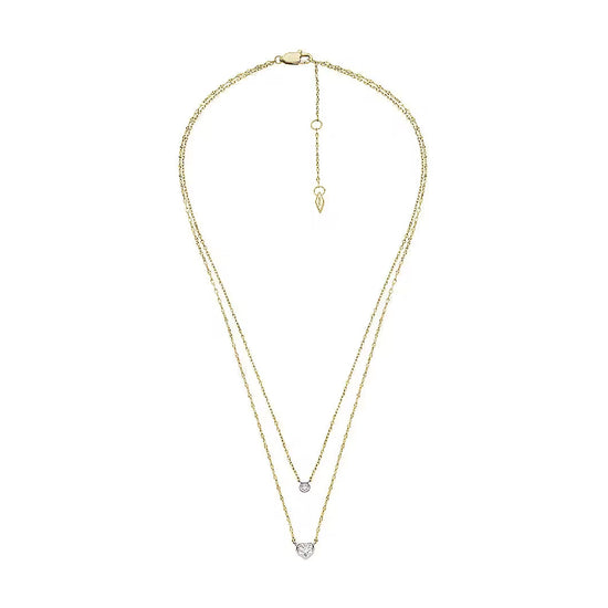 Collana Fossil Sadie da donna JF04357998