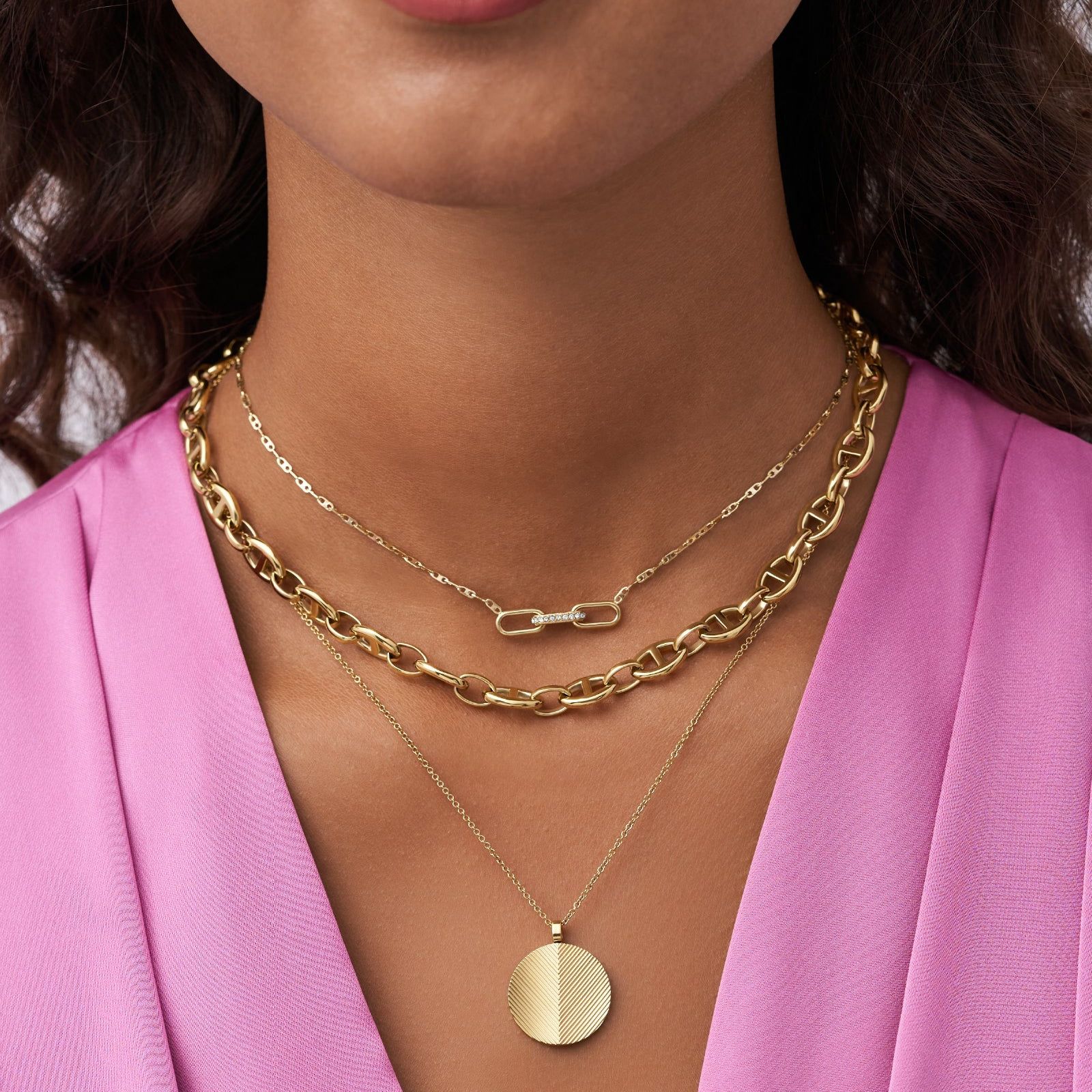 Collana Fossil Heritage da donna JF04523710-4