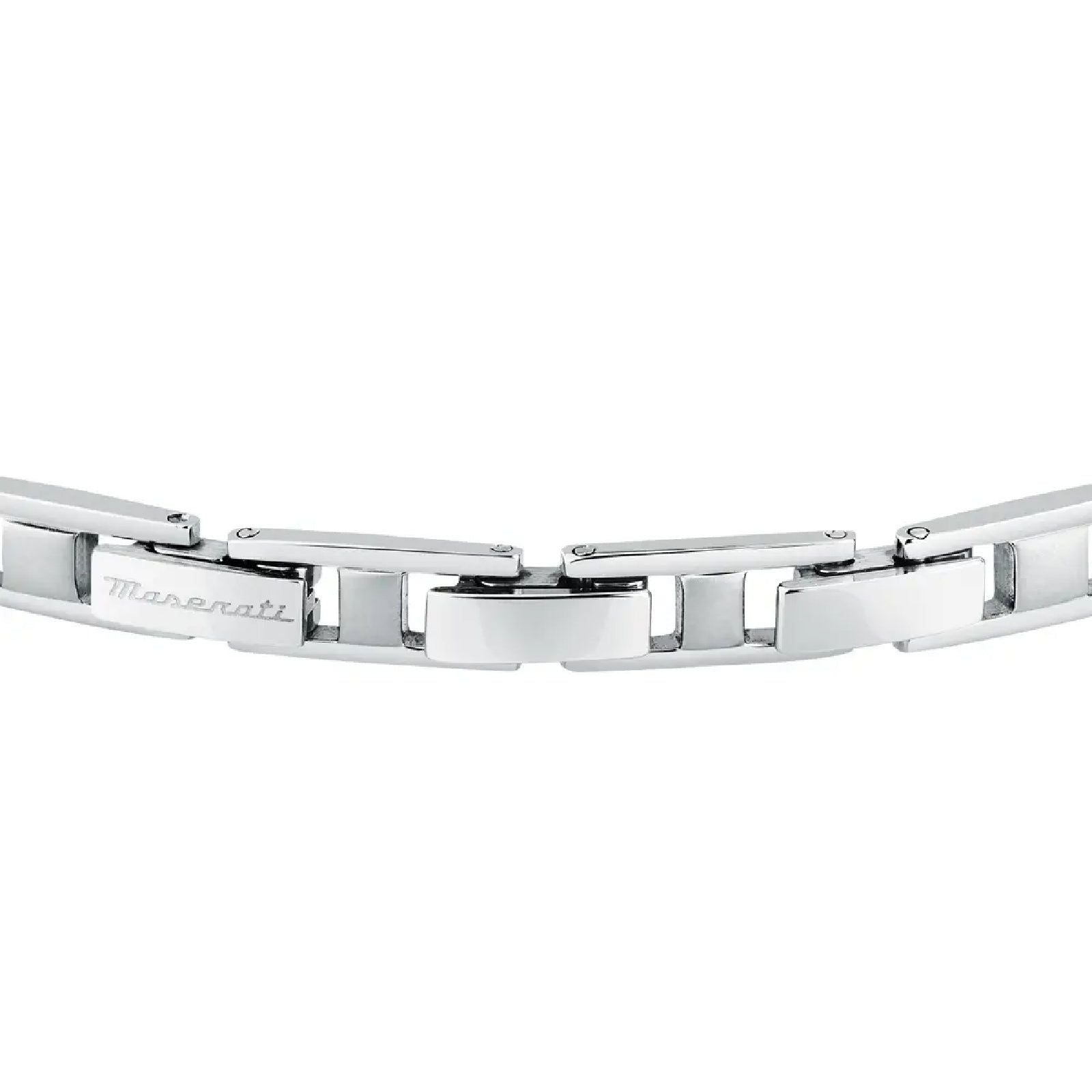 Bracciale uomo Maserati Sapphire in acciaio con due zaffiri azzurri JM224AXO02-3