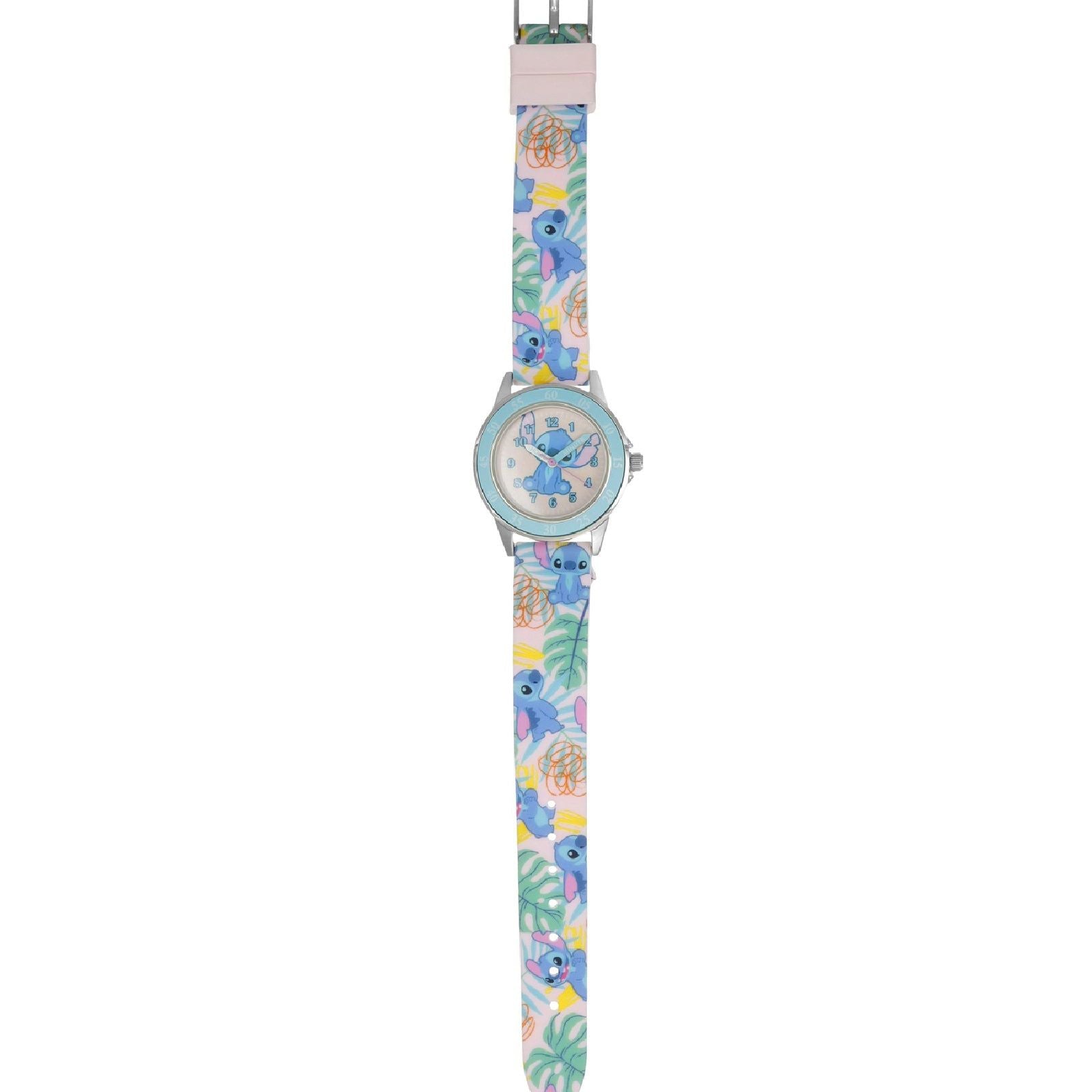 Orologio bimbi Disney Time Teacher Lilo e Stitch con silicone multicolor 33 mm LAS9011-1