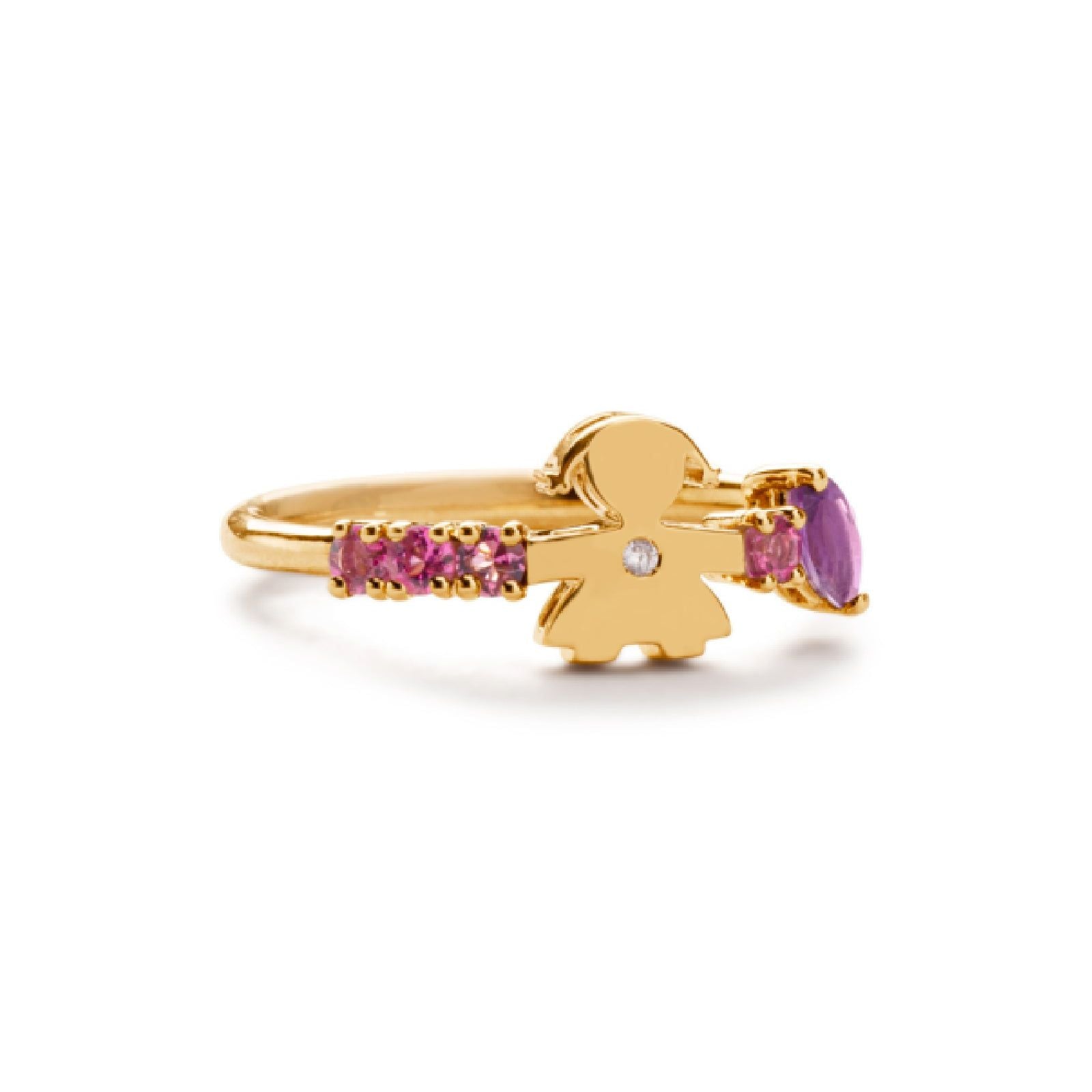 Anello leBebé Les Bonbons da donna in oro giallo LBB851-2