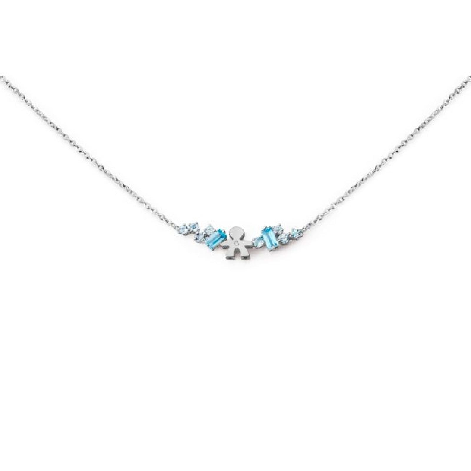 Collana leBebé Les Bonbons da donna in oro bianco LBB854-1
