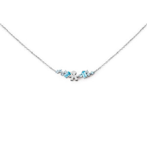 Collana leBebé Les Bonbons da donna in oro bianco LBB854 LEBEBE