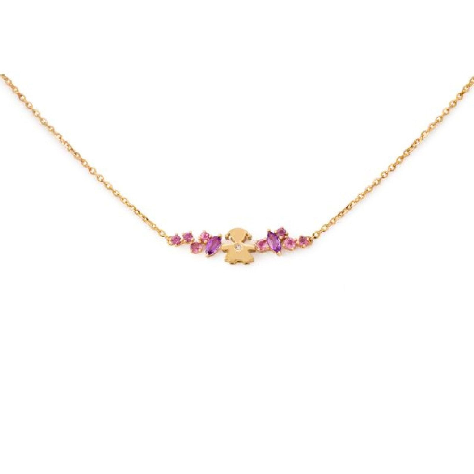 Collana leBebé Les Bonbons da donna in oro giallo LBB855-1