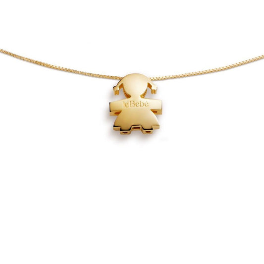 Collana da donna in oro leBebé I Tesorini con ciondolo bimba 1 cm LBB919-1