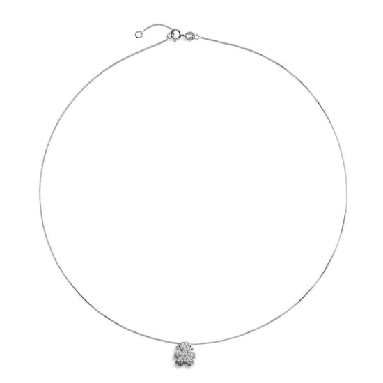 Collana donna leBebé I Tesorini oro bianco con bimba di diamanti 0,11ct LBB951-2