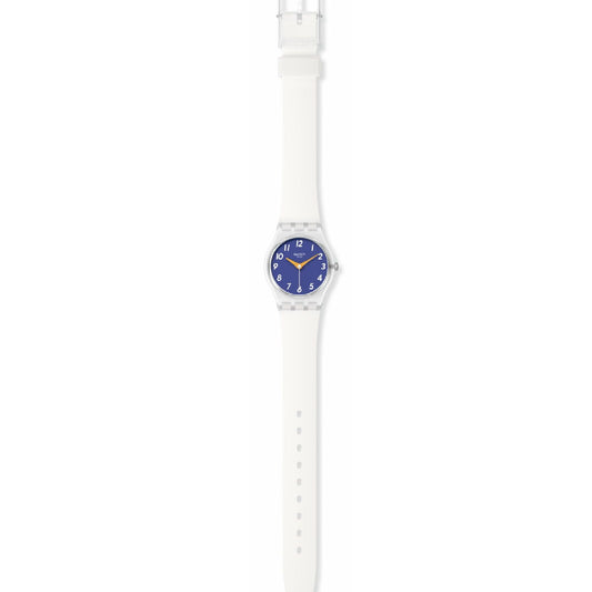 Orologio donna Swatch Essentials in plastica e silicone bianco 25mm LE108-2