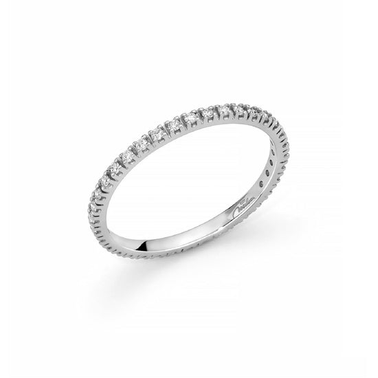 Anello tuttogiro donna Miluna Anelli In Diamanti oro bianco 37 diamanti 0,25ct LID3591M14-1