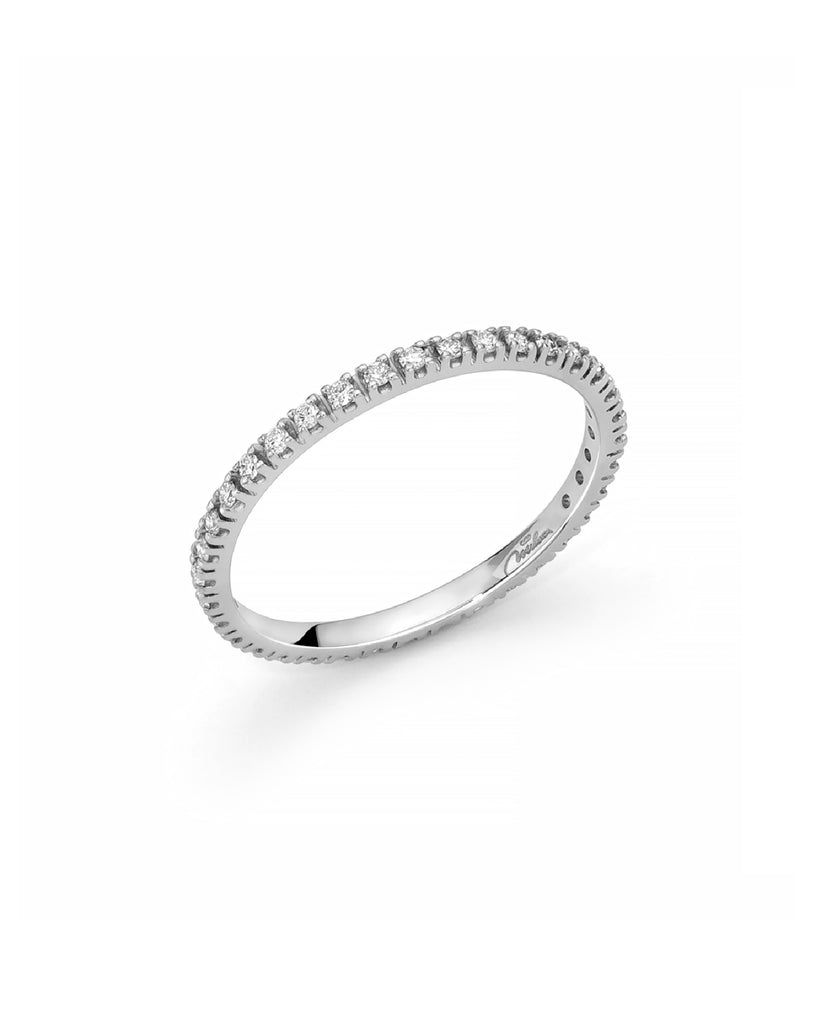Anello tuttogiro della collezione Miluna Anelli In Diamanti da donna in oro bianco 18kt con 37 diamanti di 0,25ct LID3591M14