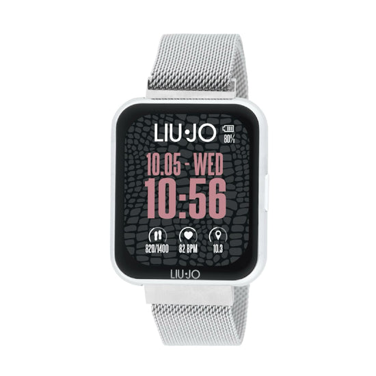 Smartwatch Liu Jo Voice Slim 2.0 in acciaio maglia Milano MISURA UNICA