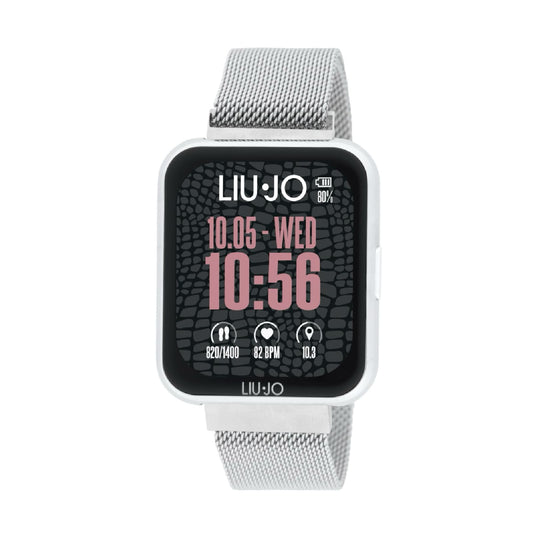 Smartwatch Liu Jo Voice Slim 2.0 in acciaio maglia Milano MISURA UNICA