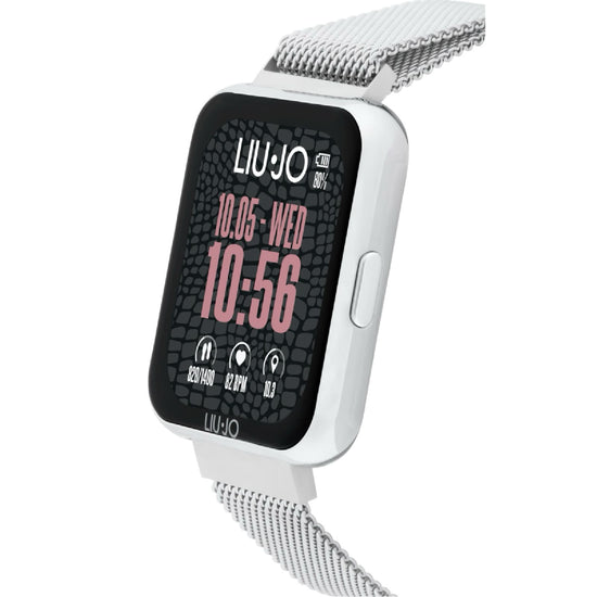 Smartwatch Liu Jo Voice Slim 2.0 in acciaio maglia Milano MISURA UNICA
