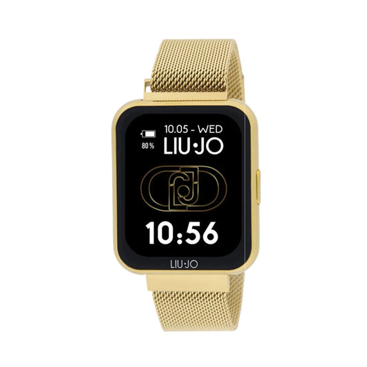 Smartwatch Liu Jo Voice Slim 2.0 acciaio dorato maglia Milano MISURA UNICA