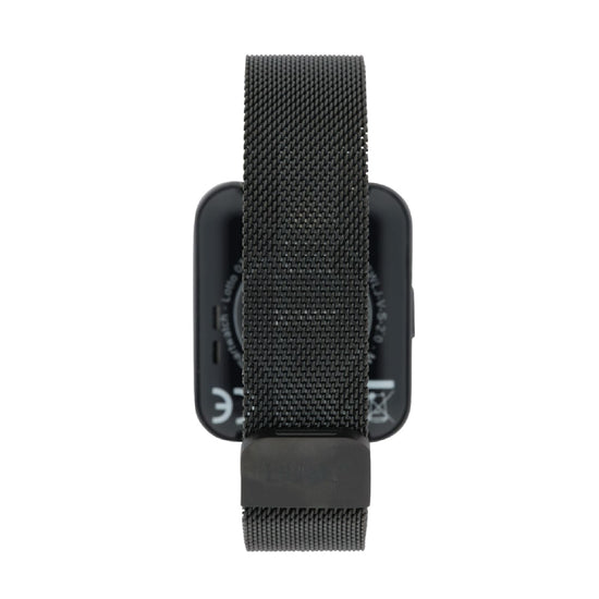 Smartwatch Liu Jo Voice Slim 2.0 acciaio nero maglia Milano MISURA UNICA