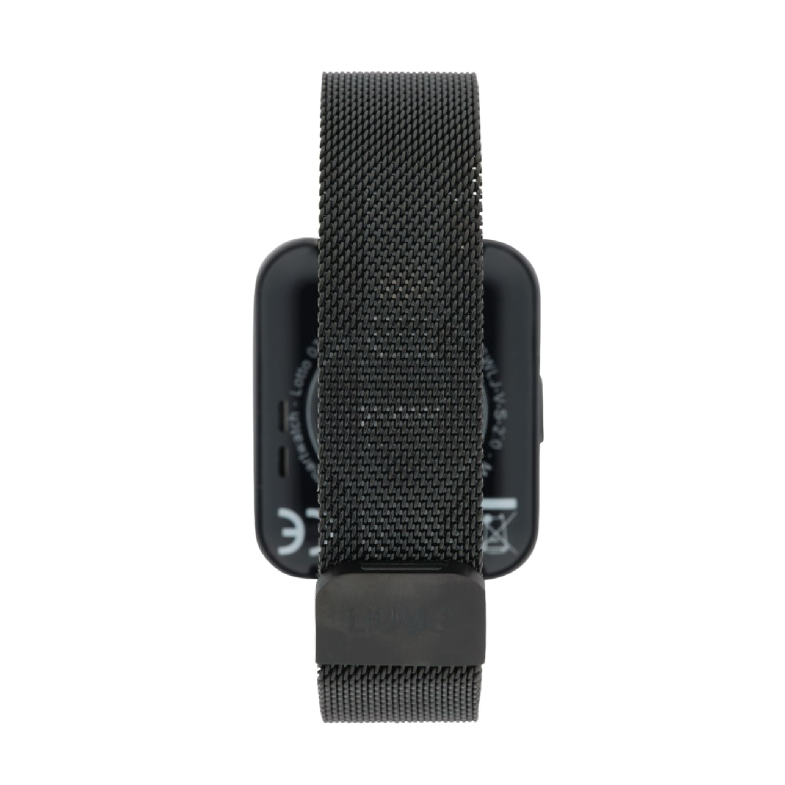 Smartwatch Liu Jo Voice Slim 2.0 acciaio nero maglia Milano MISURA UNICA