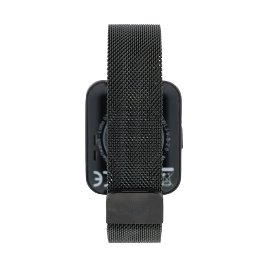 Smartwatch Liu Jo Voice Slim 2.0 acciaio nero maglia Milano MISURA UNICA