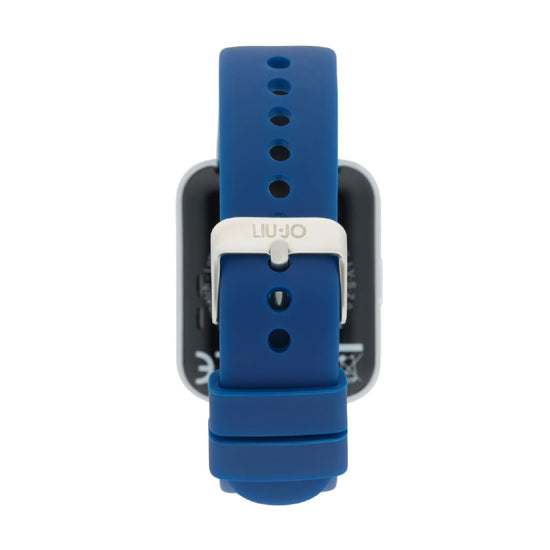 Smartwatch Liu Jo Voice Slim 2.0 in metallo e cinturino blu MISURA UNICA