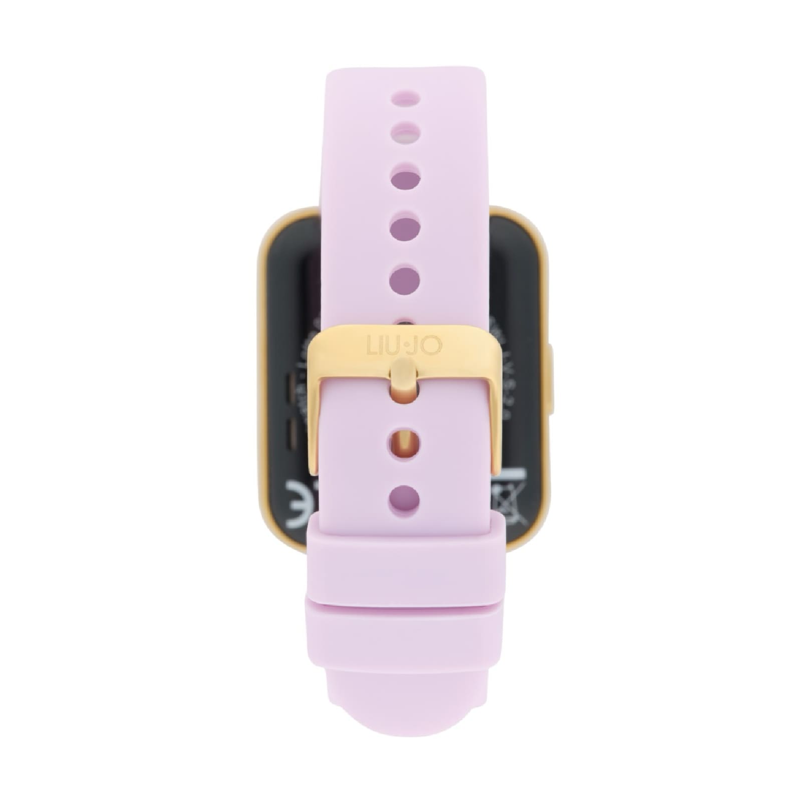 Smartwatch Liu Jo Voice Slim 2.0 dorato e cinturino rosa MISURA UNICA