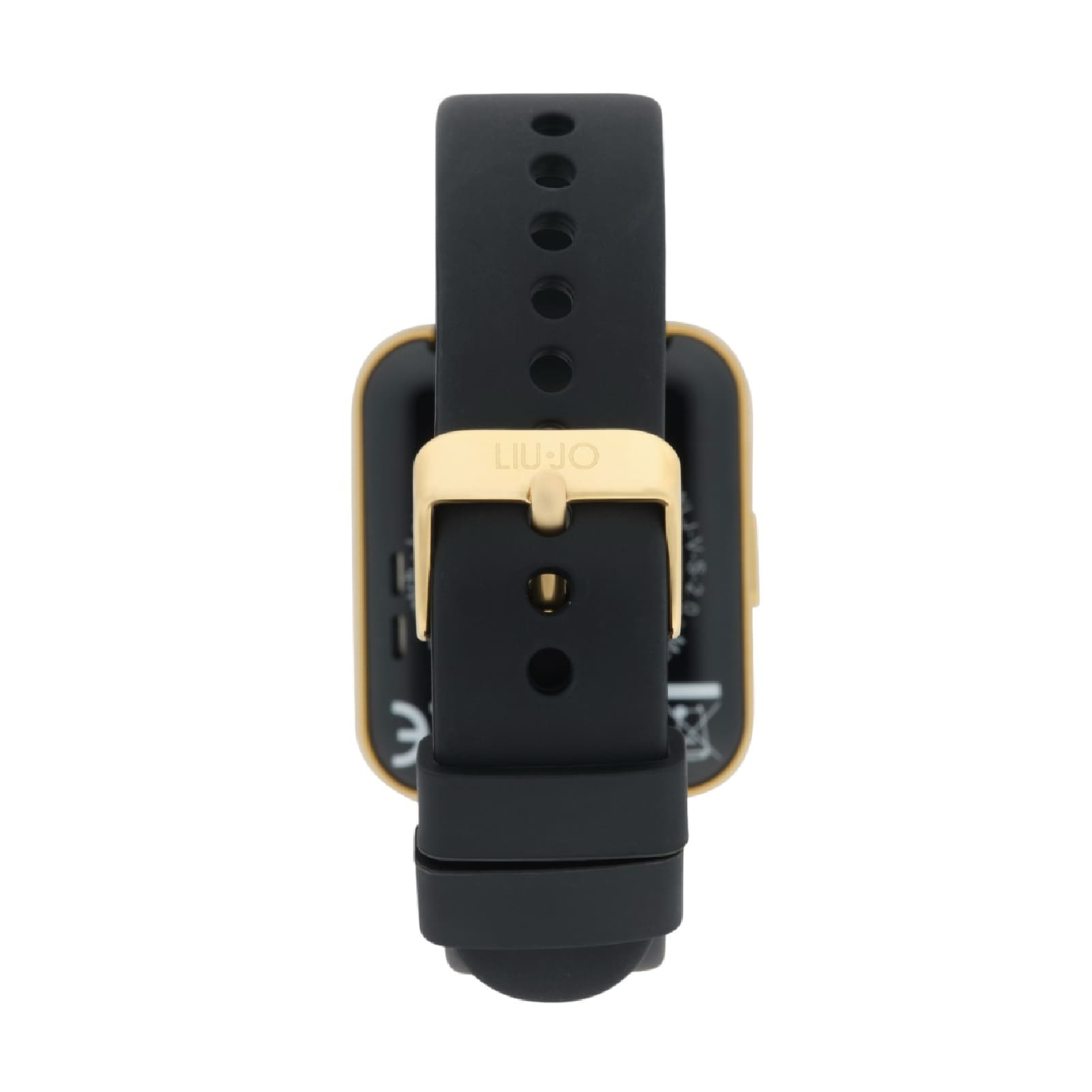 Smartwatch Liu Jo Voice Slim 2.0 dorato e cinturino nero MISURA UNICA