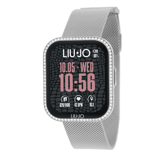 Smartwatch Liu Jo Mini Slim Luxury in acciaio con cristalli MISURA UNICA