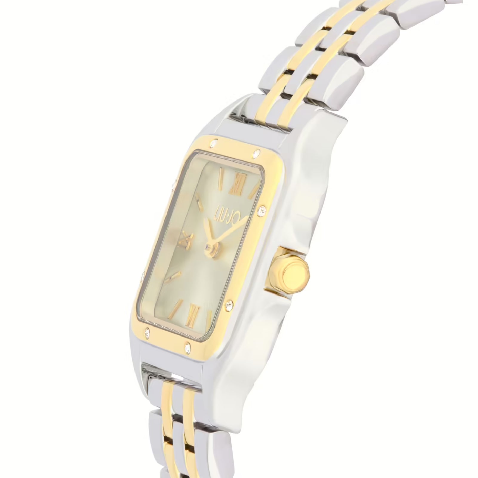 Orologio solo tempo Liu Jo in acciaio bicolor squadrato MISURA UNICA