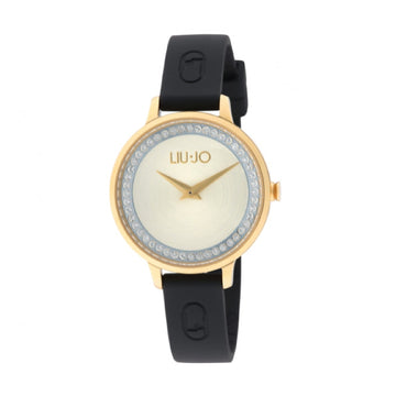 Orologio solo tempo donna Liu Jo in acciaio e silicone nero MISURA UNICA