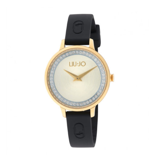 Orologio solo tempo donna Liu Jo in acciaio e silicone nero MISURA UNICA