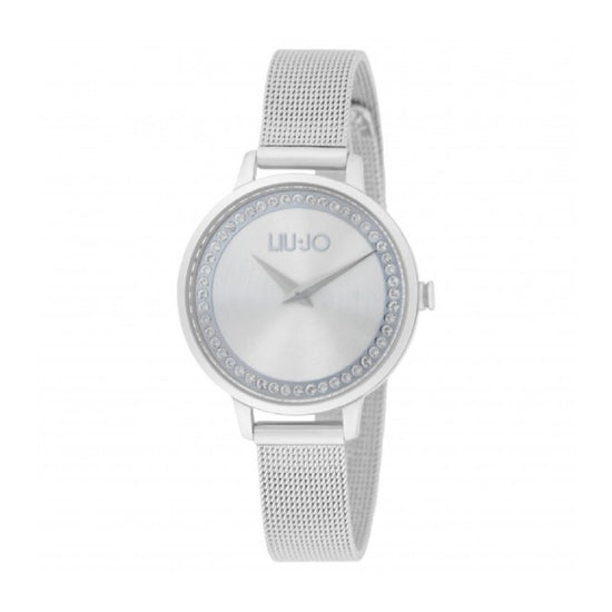 Orologio solo tempo donna Liu Jo acciaio mesh con cristalli MISURA UNICA