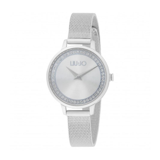 Orologio solo tempo donna Liu Jo acciaio mesh con cristalli MISURA UNICA