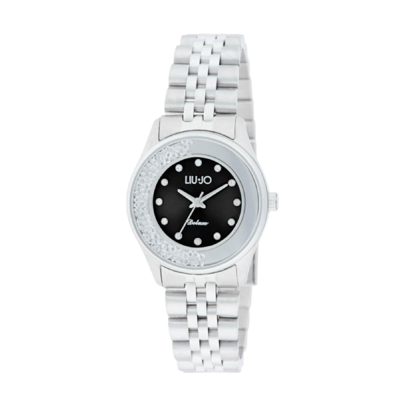 Orologio Liu Jo Dancing Elvy in acciaio quadrante nero MISURA UNICA