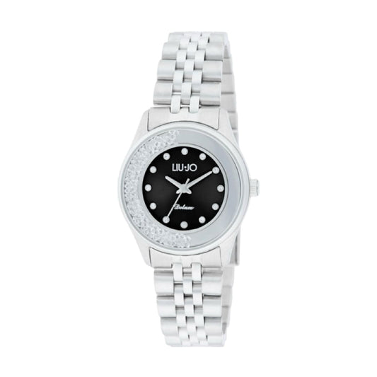 Orologio Liu Jo Dancing Elvy in acciaio quadrante nero MISURA UNICA