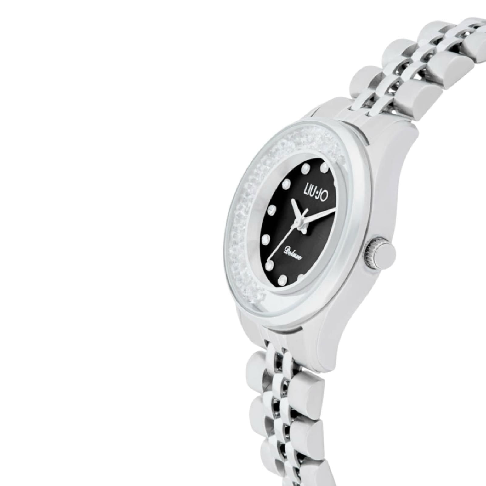 Orologio Liu Jo Dancing Elvy in acciaio quadrante nero MISURA UNICA