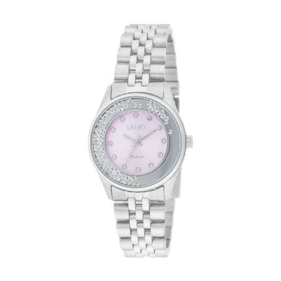 Orologio Liu Jo Dancing Elvy in acciaio quadrante rosa MISURA UNICA