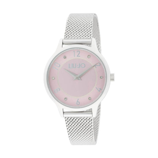 Orologio Liu Jo Casual Aura Lux quadrante rosa maglia Milano MISURA UNICA