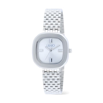 Orologio Liu Jo Elison al quarzo quadrante cristalli bianchi MISURA UNICA