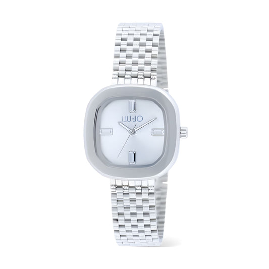 Orologio Liu Jo Elison al quarzo quadrante cristalli bianchi MISURA UNICA
