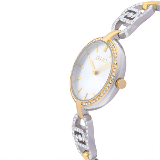 Orologio solo tempo Liu Jo Identity Glare cassa oro e zirconi MISURA UNICA