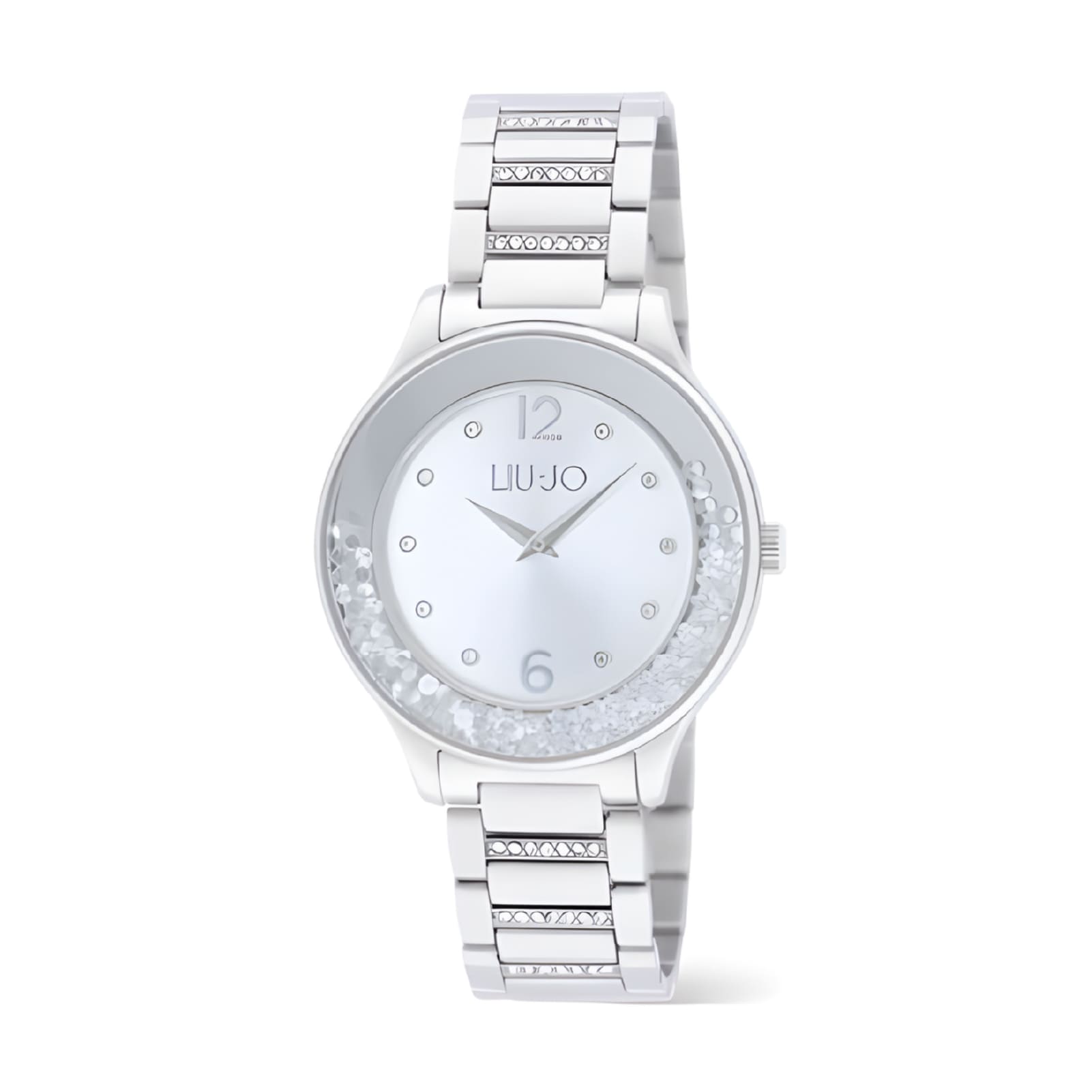 Orologio al quarzo Liu Jo Dancing bracciale acciaio e cristalli MISURA UNICA