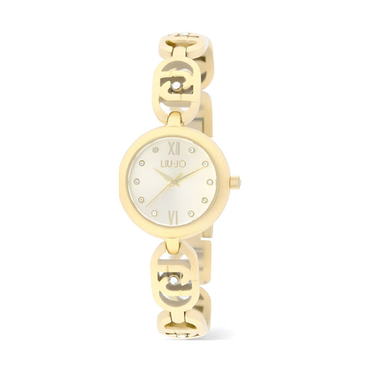 Orologio solo tempo Liu Jo Identity cassa e bracciale dorato MISURA UNICA