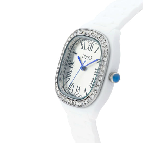 Orologio solo tempo Liu Jo in acciaio e silicone bianco donna MISURA UNICA