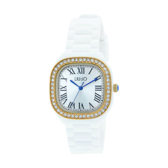 Orologio solo tempo Liu Jo silicone bianco e dettagli dorati MISURA UNICA