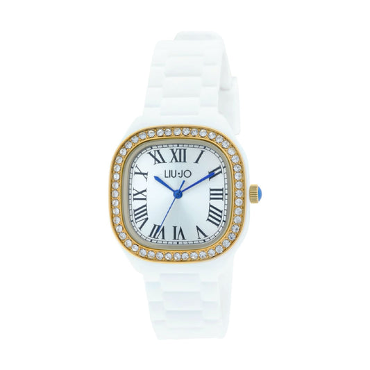 Orologio solo tempo Liu Jo silicone bianco e dettagli dorati MISURA UNICA