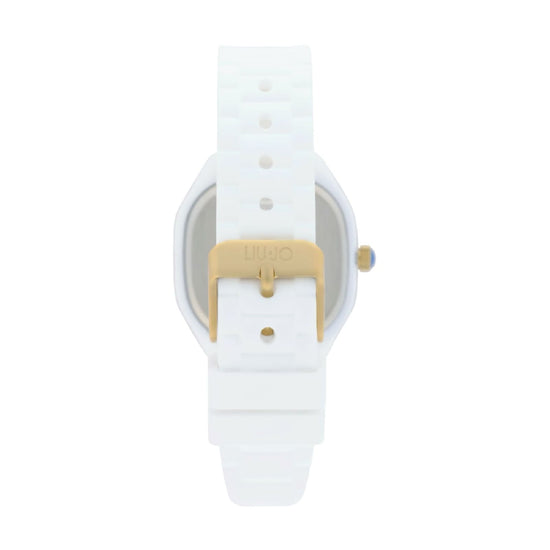 Orologio solo tempo Liu Jo silicone bianco e dettagli dorati MISURA UNICA