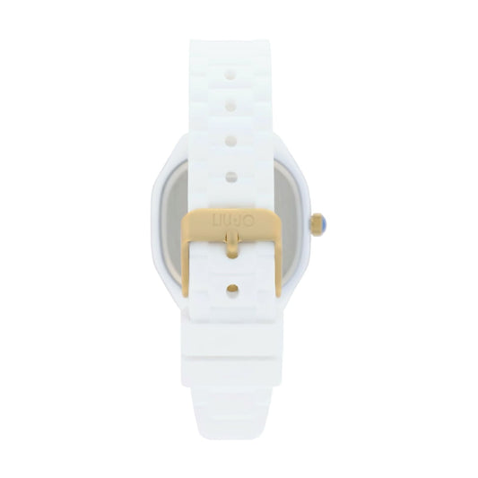 Orologio solo tempo Liu Jo silicone bianco e dettagli dorati MISURA UNICA