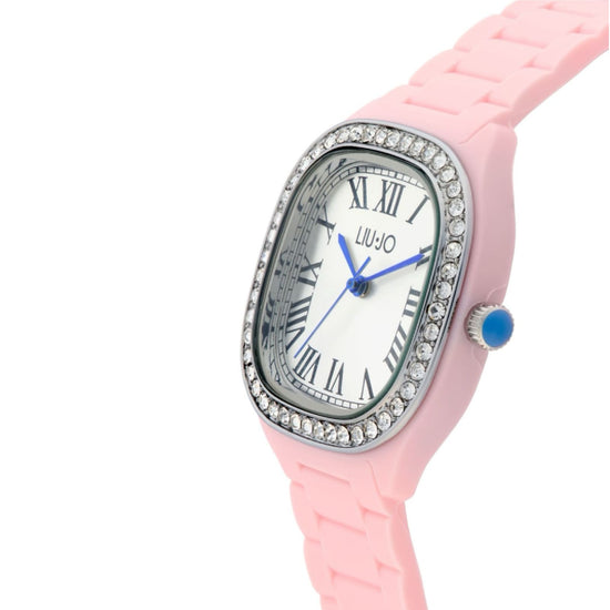 Orologio solo tempo Liu Jo in acciaio e silicone rosa da donna MISURA UNICA