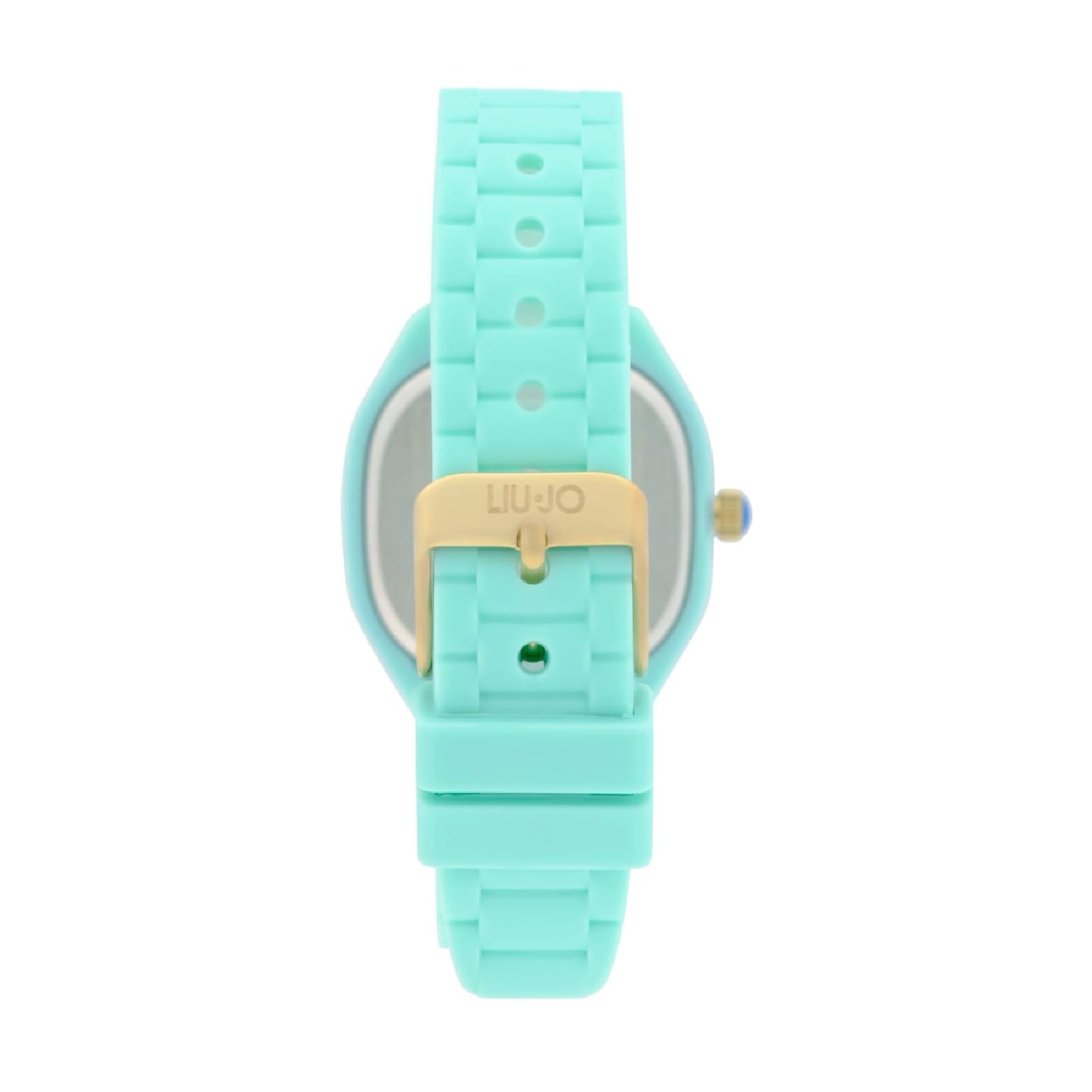 Orologio solo tempo Liu Jo in acciaio e silicone acquamarina MISURA UNICA
