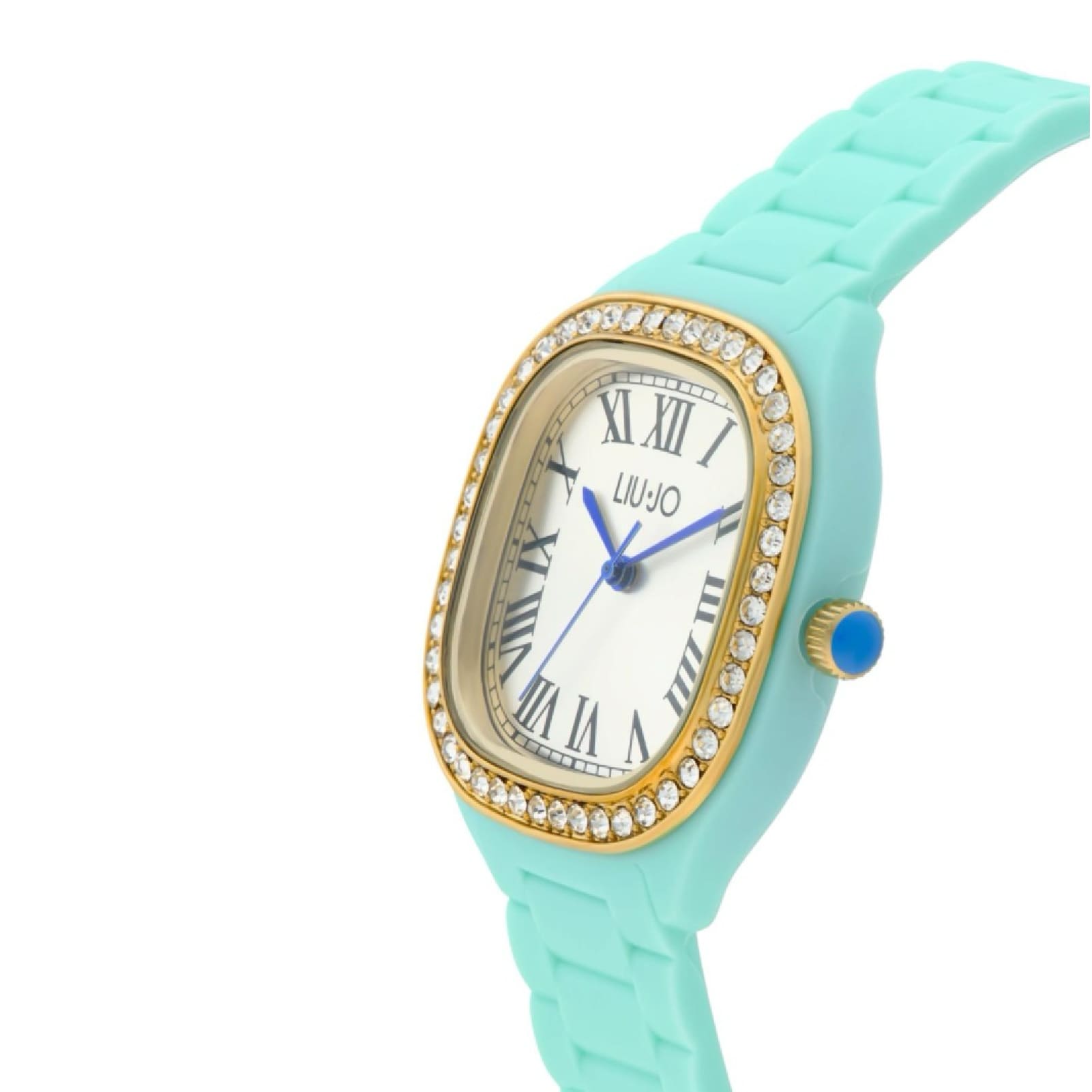 Orologio solo tempo Liu Jo in acciaio e silicone acquamarina MISURA UNICA