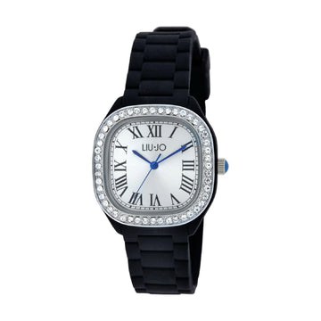 Orologio solo tempo Liu Jo in acciaio e silicone nero da donna MISURA UNICA