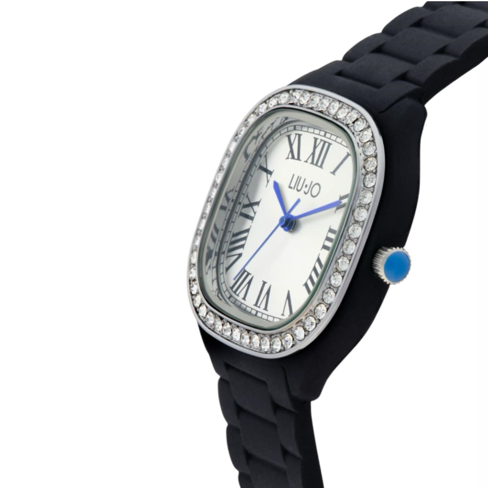 Orologio solo tempo Liu Jo in acciaio e silicone nero da donna MISURA UNICA